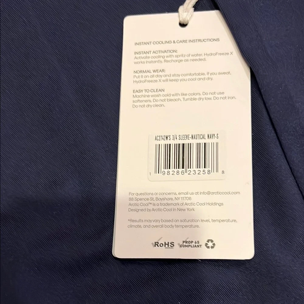 Blue Relaxed Boxy Long Sleeve Tee - Picture 3 of 6